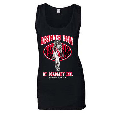 DESIGNER BODY BY DEADLIFT INC” Ladies' Tank Top – Deadlift Inc.