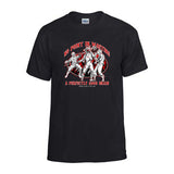 “NO POINT IN WASTING A PERFECTLY GOOD BRAIN” T-shirt