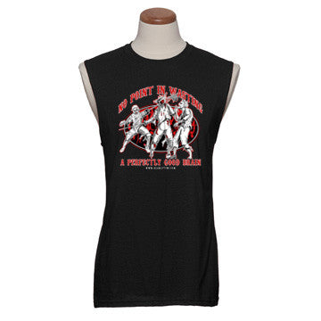 “NO POINT IN WASTING A PERFECTLY GOOD BRAIN” Sleeveless