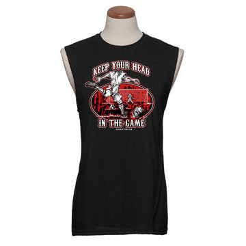 “KEEP YOUR HEAD IN THE GAME” Sleeveless