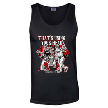 “THAT’S USING YOUR HEAD” Men’s Tank Top