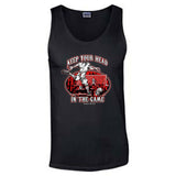 “KEEP YOUR HEAD IN THE GAME” Men’s Tank Top