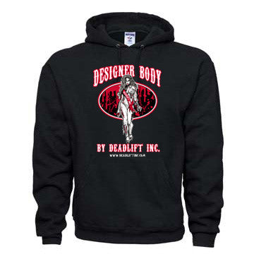 “DESIGNER BODY BY DEADLIFT INC” Hoodie Sweatshirt